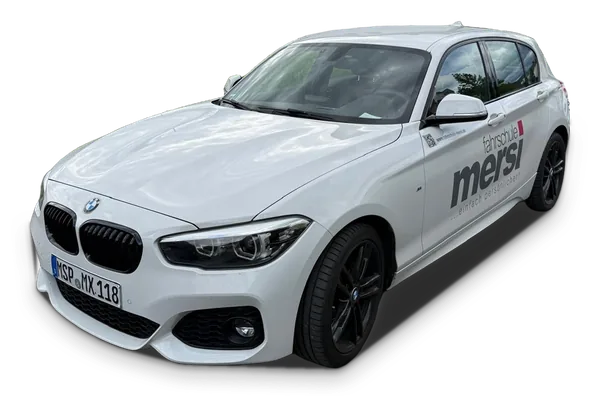 BMW 1er der Fahrschule Mersi