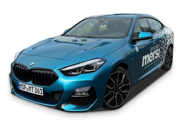 BMW 2er Gran Coupé der Fahrschule Mersi