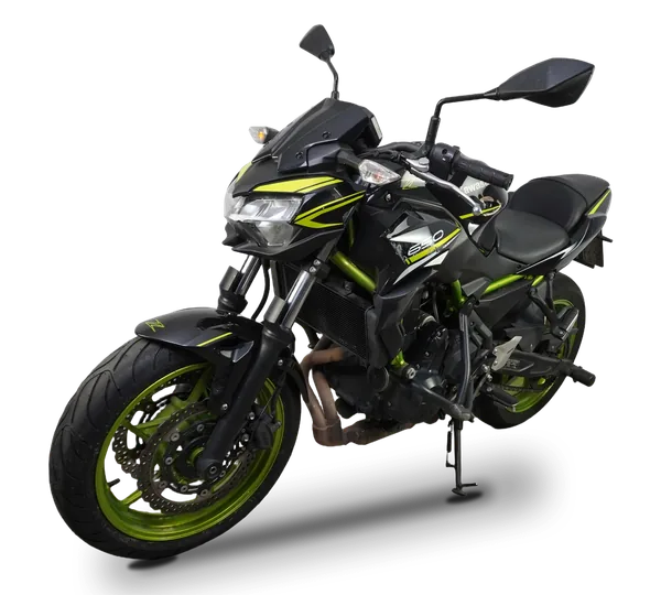 Kawasaki Z650 der Fahrschule Mersi